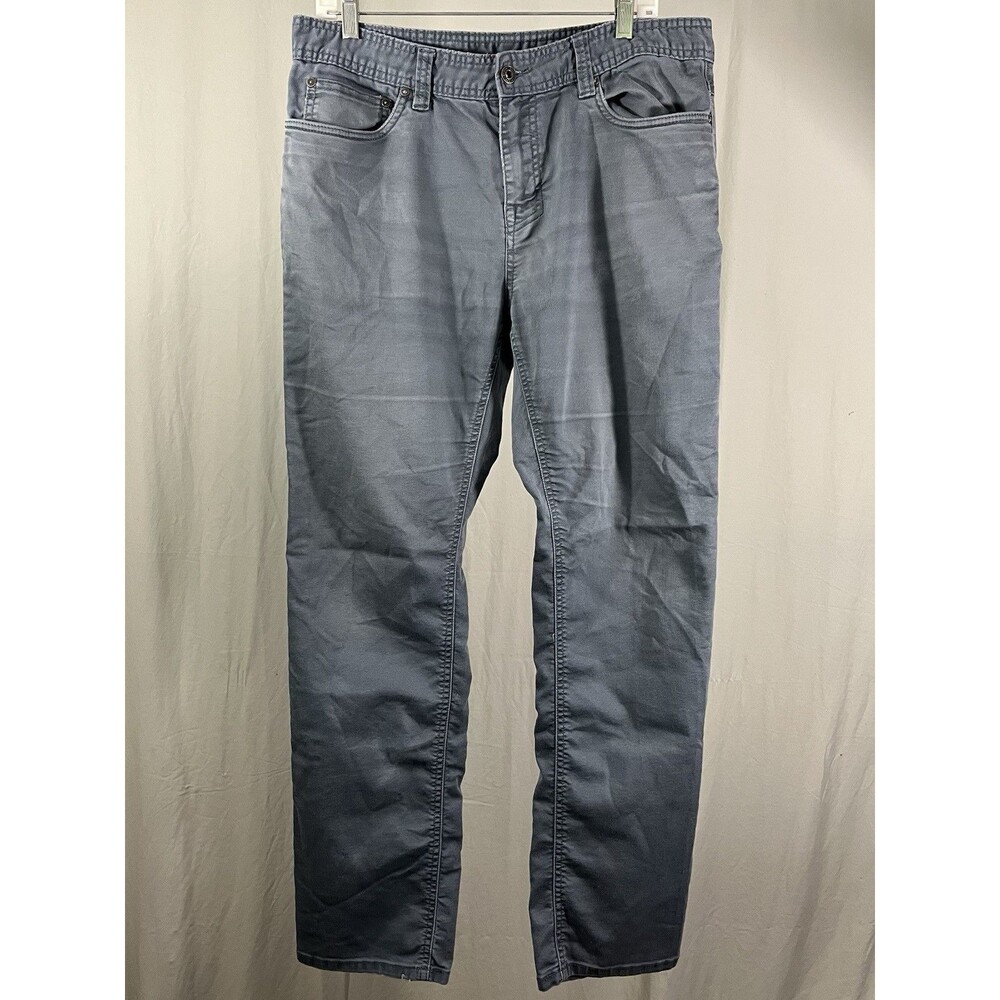 Prana Pants Men 34x32 Light Gray Brion Slim Fit Hiking Gorpcore